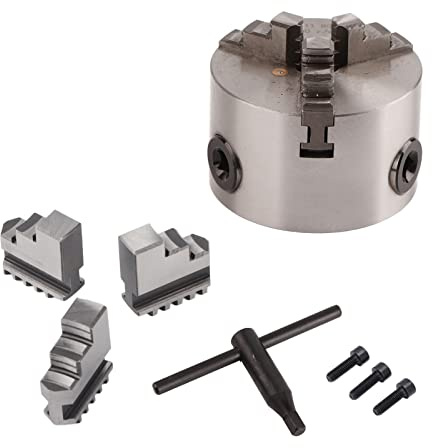 Portabrocas de torno autocentrante de 3 mordazas Portabrocas manual compacto de alta precisión de 80 mm de diámetro para torno de carpintería y máquinas herramienta de torno de