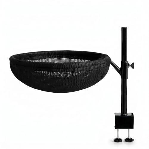 Cat Bed for Desk - 360° Rotatable & Height Adjustable, 40x40x39 cm Soft Cat Hammock Cat Sleeping Place for Home Office