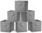 BRIAN & DANY Aufbewahrungsbox Faltbar, 6er-Pack Storage Boxen Organizer, Grau, 31x31x31cm