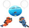 cobee Diver Aquarium Dekorationen, 2 STÜCKE Schwimmendes Aquarium Dekor Aquarium Taucher mit Schwimmvorrichtung Taucherfiguren Cartoon Aquarium Ornament Fisch Playmate Aquarium Zubehör