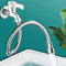 HEBEOT Rutschfeste Küchenarmatur-Verlängerung, Wasserhahn-Sprühkopf, für 360° drehbar, verstellbarer Düsenauslauf für Badezimmer, Küche (40 cm)