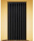 Interne Akkordeon-Tür, PVC, Holzmaserung, Schiebetür für Badezimmer, Wohnzimmer, Waschküche, Haus, Ziehharmonika, Raumteiler (182,9 x 203 cm)
