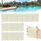 VGECEE 16 Pièces Éponge Absorbant l'huile Éponge de Mousse de Piscine, Éponge de Mousse Absorbante pour Spa Éponge de Filtre Absorbant l'huile pour Spa, Piscine