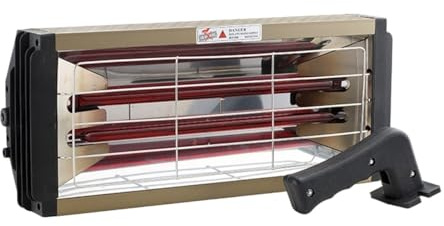 BAFEIYA Lámpara de horneado infrarroja portátil de Doble Tubo, pulverizador de Pintura de Chapa de Alta Potencia, Horno móvil de Alta Temperatura