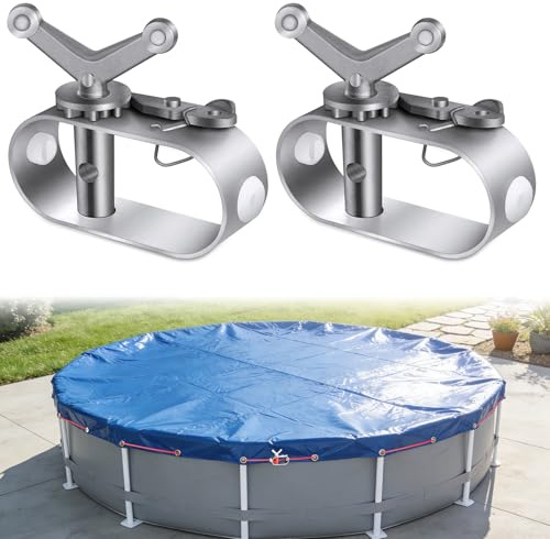 Tendifilo per Recinzione 2 Pezzi Tendifilo Telo Piscina Tenditore Filo Stendibiancheria Tiranti per Filo Acciaio Copertura Piscina Fuori Terra Tenditore per Corda