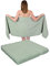 Betz 2 Stück Saunatücher XXL Badetuch Liegetuch Strandlaken Saunahandtuch Premium Frottee 100% Baumwolle Größe 70 x 200 cm Farbe heugrün