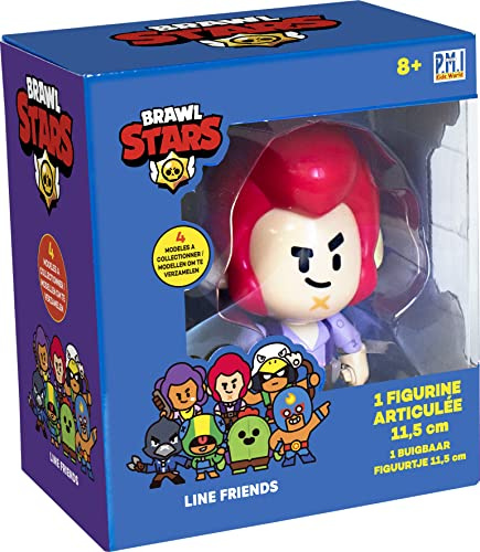 Lansay - BRAWL STARS - 1 Figurine Articulée 11,5 Cm - Colt - Personnages du Célèbre Jeu Vidéo Brawl Stars - Figurine à Collectionner - 4 Modèles au Choix
