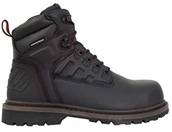 Hoggs of Fife Hercules Safety Lace-up Boots Black - Full grain leather, with bellows tongue, Goodyear Welted Construction