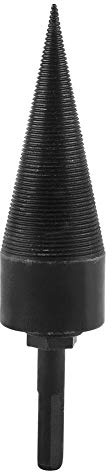 Aeloa Punta da Trapano per spaccalegna per Legna da ardere, coclea per spaccalegna a Cono a Vite per spaccalegna per Legno Duro, Adatta per Trapani elettrici da 38 mm e 45 mm.