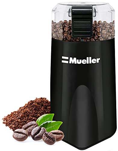 Mueller Living HyperGrind Precision Electric Spice/Coffee Grinder Mill with Large Grinding Capacity and Powerful Motor also for Spices, Herbs, Nuts, Grains, Black
