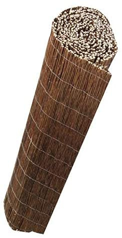 Mugar Mimbre Natural para Cerramiento de Jardín, Cañizo Grueso para Exterior (1 x 5 m)