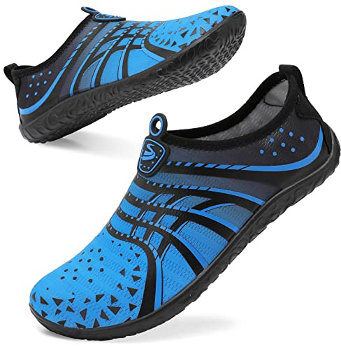 Spesoul Womens and Mens Water Shoes Breathable Quick Dry Swim Shoes Barefoot Aqua Socks Beach Shoe for Pool River Yoga Outdoor Water Sports 13-14 Women/10.5-11.5 Men