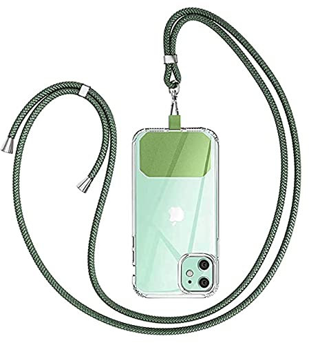 GUMO-LONG Handyband Universal zum Umhängen - Kompatibel mit jedem Handy und Smartphone, Kette zum Umhängen, Hülle mit Kordel, mit jeder Hülle kombinierbar, Polypropylen