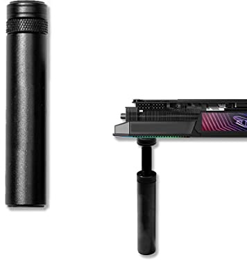 1 st grafikkort GPU Brace stöd videokort senahållare/hölsterhållare, anodiserad flyg- och rymdfartsaluminium, grafikkortshållare GPU, grafikkortshållare, videokort saghållare