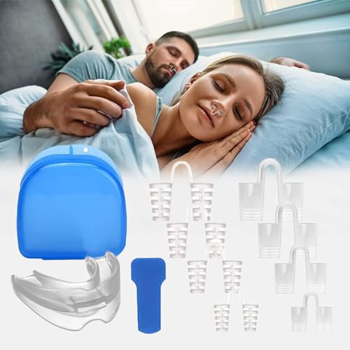 Schnarchstopper Anti Schnarch, 9 PCS Anti Schnarch Magnet NasenClip, Schnarchen Stopper Nasenklammer Nasendilatator Verhindern Effektiv Schnarchen, Schlafapnoe & Schweres Atmen