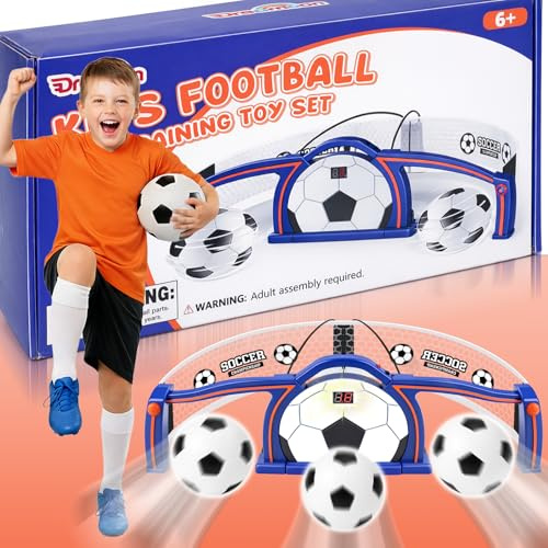 Dreamon Porteria Futbol Niños Interior, Portería Infantil con Contador de Puntos y 2 Modos, Entrenamiento Futbol Niños Reacción y Coordinación, Regalo Futbol 6-12 Años