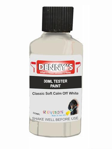 Premium Interior Wall & Ceiling Emulsion Paint – Classic Soft Calm Off White – Rich Matt Finish, Durable & Washable, Low Odour, Ideal for Living Rooms, Bedrooms & Hallways (30ML Tester Bottle)