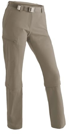Maier Sports Inara Slim Zip, damvandringsbyxor, vattenavvisande byxor för vandring och vandring, tajt snitt, zipp-off-funktion, PFC-fri, mstreTCH pro 4 & Dryprotec