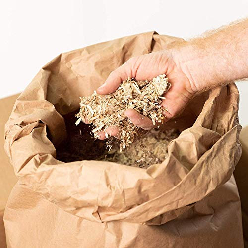 Jumbogras® Einstreu-Snips: gepresstes Kleintier Miscanthus-Stroh/Elefantengras-Streu für Käfig (5 kg Sack)