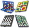 Vier Gewinnt Brettspiele,Saijer Vier Gewinnt Rasterwand Vier Gewinnt Vertikales Brettspiel Vier in Einer Reihe Reisespiele Internationales Schach Ludo Schlangenschach(4 Sätze)