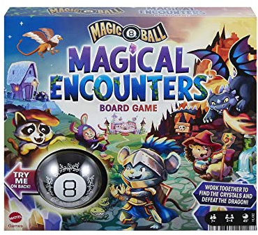 Mattel Games Jeu De Société Epopée Magique, Jeu De Coopération, De 2 À 4 Joueurs, pour Toute La Famille, Jouet pour Enfant de 7 Ans et Plus, Version Française, HPJ68