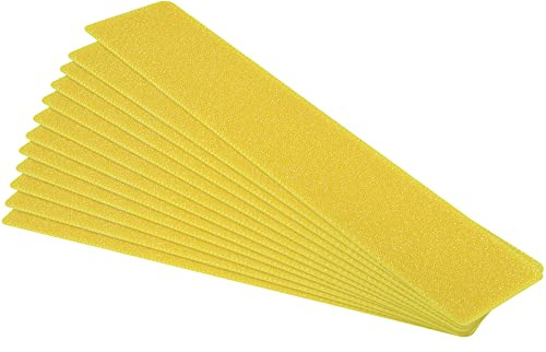 PATIKIL Pickball Campo Marcatura Kit, 12pz Campi Linea Marcatore Pickball Linee per Esterni Campi PVC Plastica Linea Marcatori, Giallo