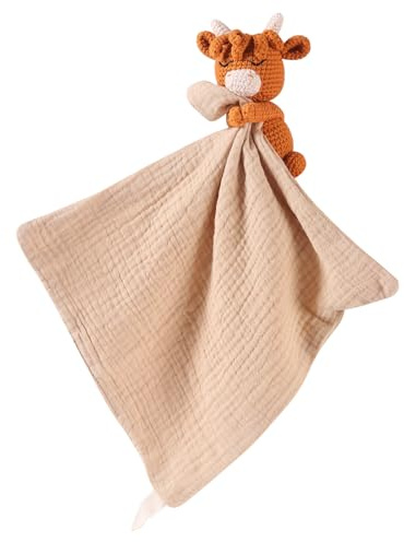 BBYP Lamb Luxury Snuggle Plush Animal Security Blanket Blanket Infant Nursery Character Blanket Luxury Snuggler Plush Baby Lovey Lamb