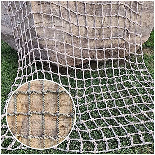 Scala di corda per casetta sull'albero, Rete di sicurezza protettiva, rete anticaduta for arrampicata, for sala giochi for bambini al chiuso e all'aperto, carico 300 kg,(3*6m(9.9*18.18ft))