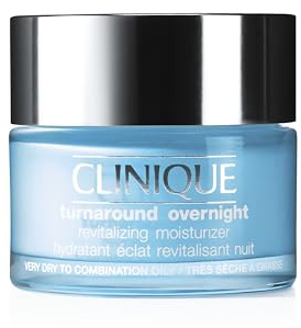 Clinique Turnaround Overnight Revitalizing Moisturizer Face Cream | Hydrating + Plumping, 1.7 Fl Oz