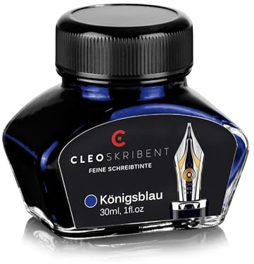 Cleo Skribent skrivbläck i bläckflaska, kungsblå, 30 ml reservoarbläck
