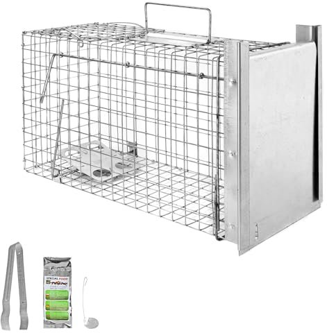 Lebendfalle Marder Rattenfalle Lebend Wiesel Garten Kaninchen Abwehr Umsiedeln Falle Haus Zubehör Vertreiben Ratte Dachboden 50 x 20 x 27 Stable Petigi