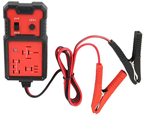 12V Automotive Relay Tester - Car Battery & Alternator Checker with Clips & Electronic Relay Analyzer Diagnostic Tool