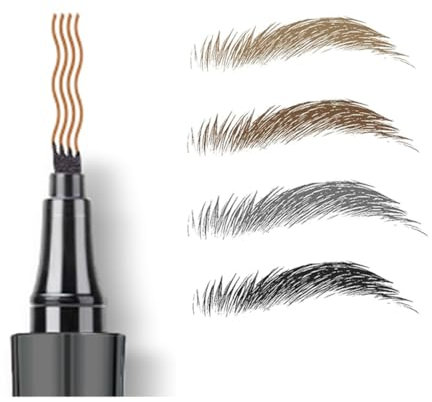 Penna sopracciglio simile a capelli facili da riempire, con applicatore di microfilm a forchette liquide, trucco naturale della sopracciglia Mimics di Linble