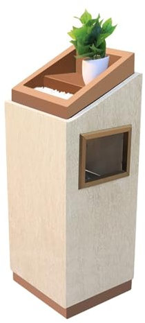 Cenicero Exterior Bote de Basura con Cenicero Bote de Basura Comercial Interior Cubo Interior Extraíble Bote de Basura de Metal for el hogar, Oficina, Restaurante Entrada del Ascensor Cajas de Ceniza