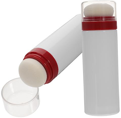 GARVALON 2 Stück Pulver Aufbewahrungsflasche Babypuder Flasche Puff Flasche Talkum Puder Flasche Puder Halter Für Neue Mama Talkum Puder Halter