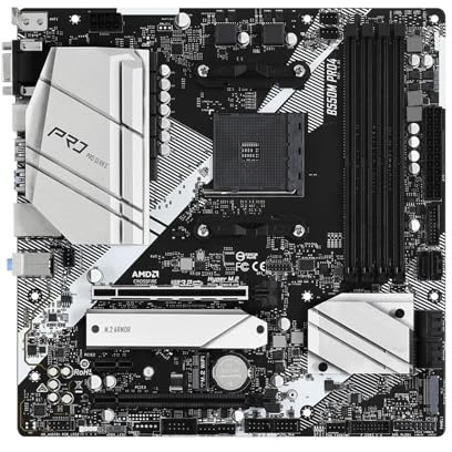 motherboard Fit For ASRock B550M Pro4 Motherboard Socket AM4 AMD B550 Support Ryzen 5 5600 4500 3200G 3600 5700X Cpu DDR4 128GB NVMe SSD Micro ATX