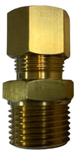 Sellerocity Air Compressor Union Fitting W/Ferrule & Nut Compatible with Campbell Hausfeld ST018300AV