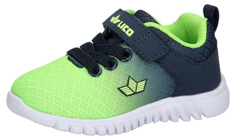 Lico Skip Vs, Scarpe da Ginnastica Bambini e ragazzi, Blu Verde Lemon35 EU