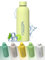 WATERSY Botellas de Agua Termica 500 ml, Botella de Agua para Niños, 17oz Taza Termica, Sin BPA, Fría y Caliente con Doble Vacío, para Escuela, Deporte, Gimnasio, Oficina (Amarillo Limón)