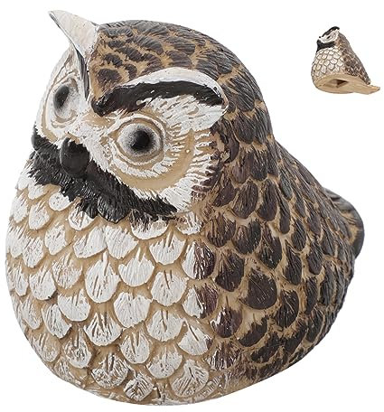 VICASKY Schlüsselversteck Für Draußen Aus Harzmaterial Mit Tiermotiven Als Kunststeine Gartendekoration Unauffälliger Schlüsselkasten Stein Sicherer Schlüsselhalter Für Haus