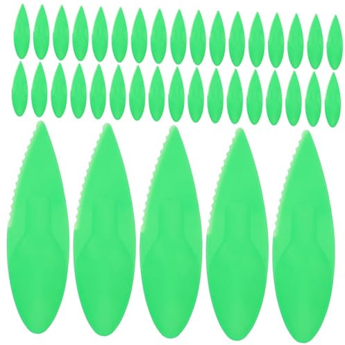 Mipcase 50pezzi Affettatrice per Avocado in Plastica Cucchiaio per Sbucciare Kiwi Utensile da Cucina per Tagliare Frutta Apriscatole per Frutta di Gadget da Cucina per Sbucciare e Affettar