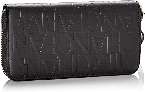 Armani ExchangeWristlet Round ZipDonnaBorsette da polsoNero (Nero - Black)3x19x10.5 centimeters (B x H x T)