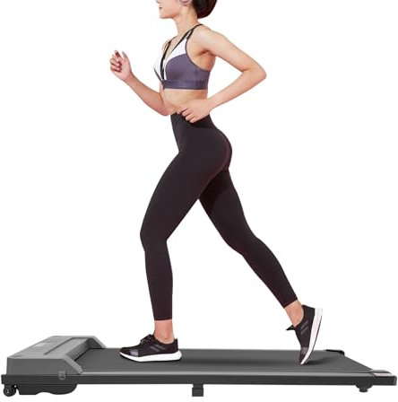 Walking Pad löpband för hem, med LED-display och fjärrkontroll, maximal lastkapacitet 100 kg, lämplig för hushåll, kontor och gym