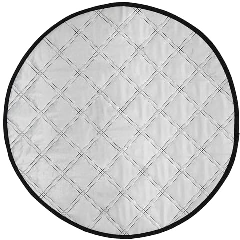 Protector Solar para Volante de Coche de 34 a 42 cm Funda Parasol Anti Calentamiento Protege del Calor y Rayos UV Protección Total Color Plata