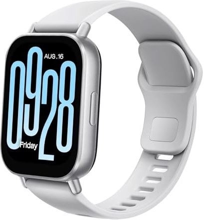 XIAOMI Redmi Watch 5 Active, Smartwatch con display LCD 2, Batteria 18 Giorni, Chiamate Bluetooth, Resistenza Acqua 5ATM, Monitoraggio Frequenza Cardiaca e SpO2, Oltre 140 Modalità Fitness, Argento
