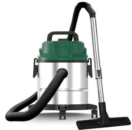 Taurus – Aspirador Homeland Hydrodry 1200 | para Sólidos y Líquidos | 1200W | 15L | Función Soplador | Radio acción 7m | Cable 4,3m | Ideal Hogar, Garaje, Taller y Exterior | Accesorios Incluidos