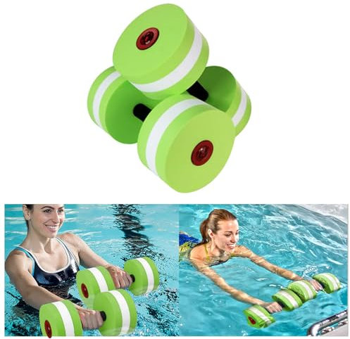 Aqua hanteln, 2pcs Wasserübung Kurzhanteln Wasserhanteln für wassergymnastik aquafitness Wasser Aerobic Schwimmgewichte