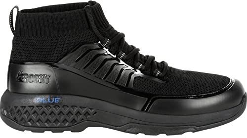 ROCKY Code Blue 5 Knit Public Service Boot, Black, Size 9.5(M)