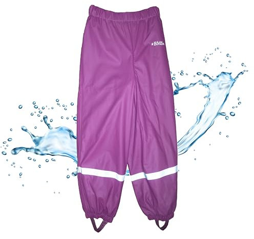 Regenhose gefüttert | Schneehose | warme Bundhose Beere 152