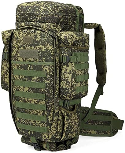 LSWKG Rifle táctico Militar Mochila Hombres,56-75L Hombro Grande ejército al Aire Libre Mochila Mochila Paquete Pistola táctica Bolsa Case (Color : D)